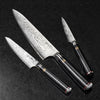 Damascus Razor Sharp Knife Set 3 PCS