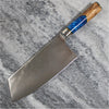 Damascus Steel Sapphire Wood Knife Set of 6 - 