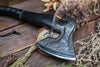 Hand-Forged Nordic Viking Axe | Finnish Bearded Axe | Historical Viking Weapon | RA-260 