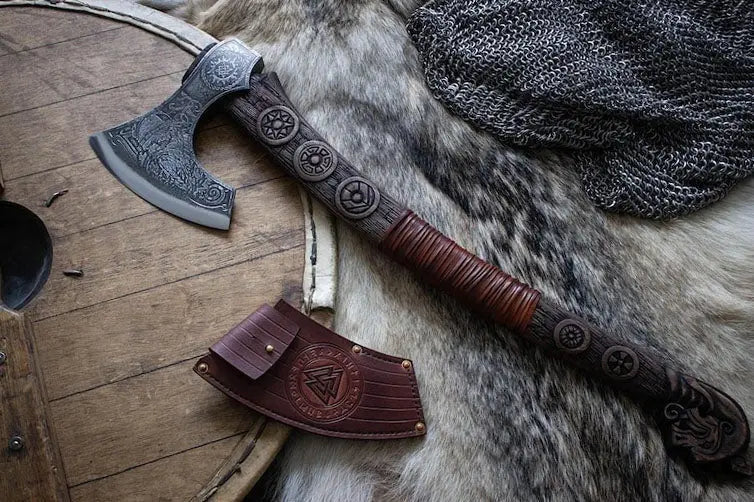 Premium Gentlemen Series Axe | Hand-Forged Viking Axe Kratos Style | RA-288 