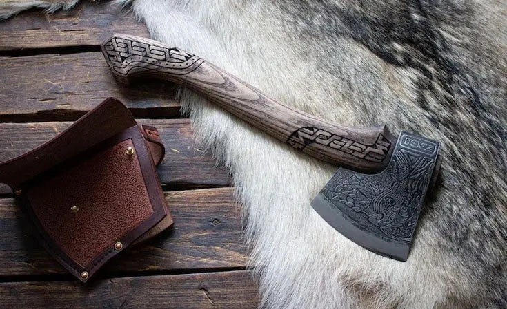 Premium Hand-Forged Viking Axe | Norse Heritage Axe | Unique Gentlemen’s Axe | RA-286 