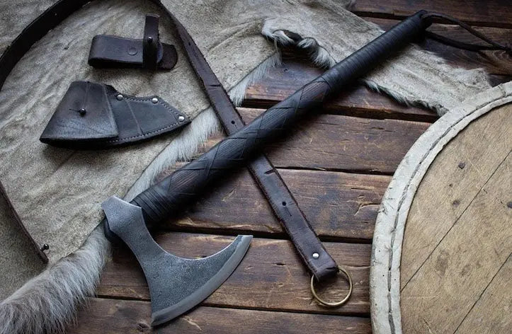 King Ragnar Lothbrok’s Legendary Axe | Premium High-End Viking Axe for Gentlemen Gift | RA-287 