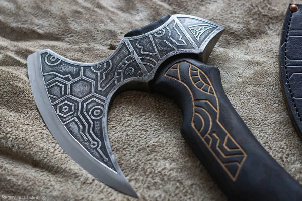 Hand Forged Scandinavian Viking Axe - Jun Knives