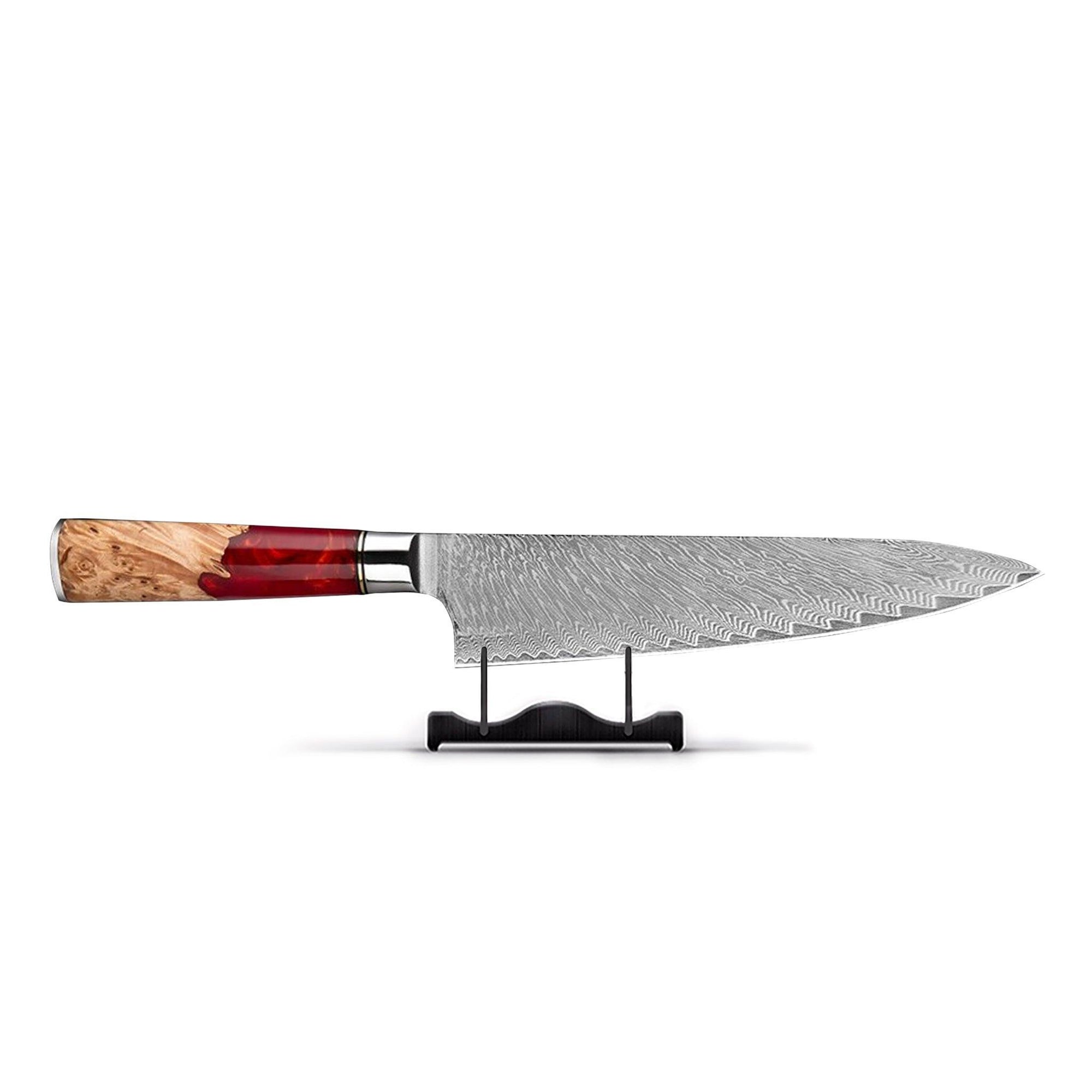 Ruby Damascus Steel Chef Knife