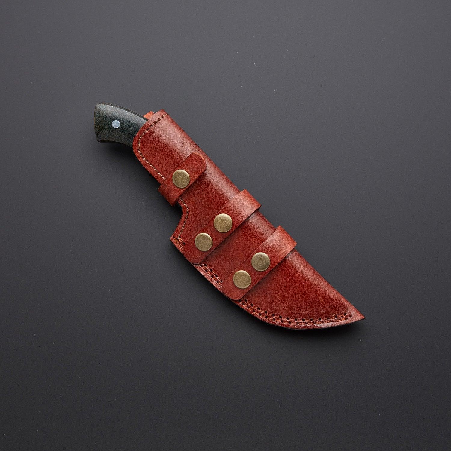 Micarta Damascus Tracker Knife