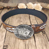 Feathered Edge Buckle Knife Belt