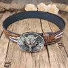 Feathered Edge Buckle Knife Belt