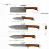 Arcwood Damascus Steel Chef Knife Set