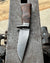 Outdoorsmen Engraved Damascus Knife