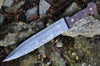 Handcrafted Damascus Hunting Knife