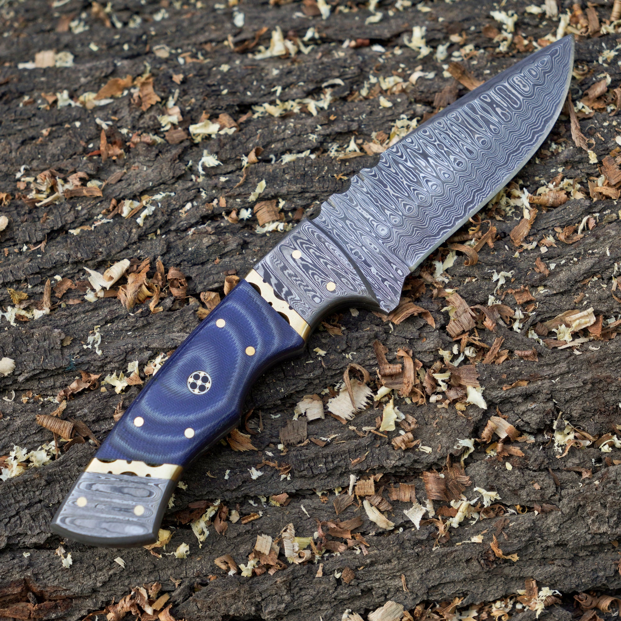The Frostbite Damascus Outdoor Knife