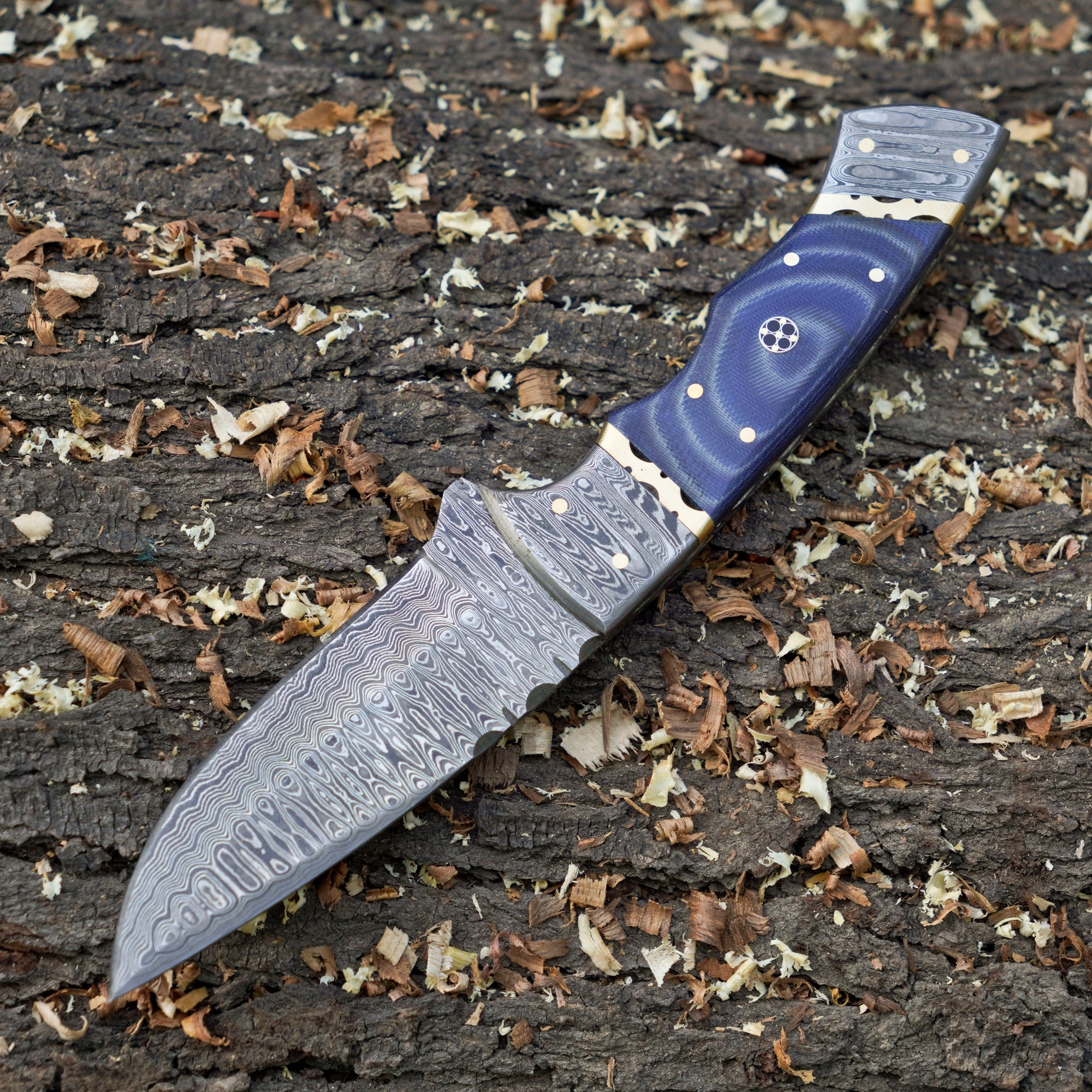 The Frostbite Damascus Outdoor Knife