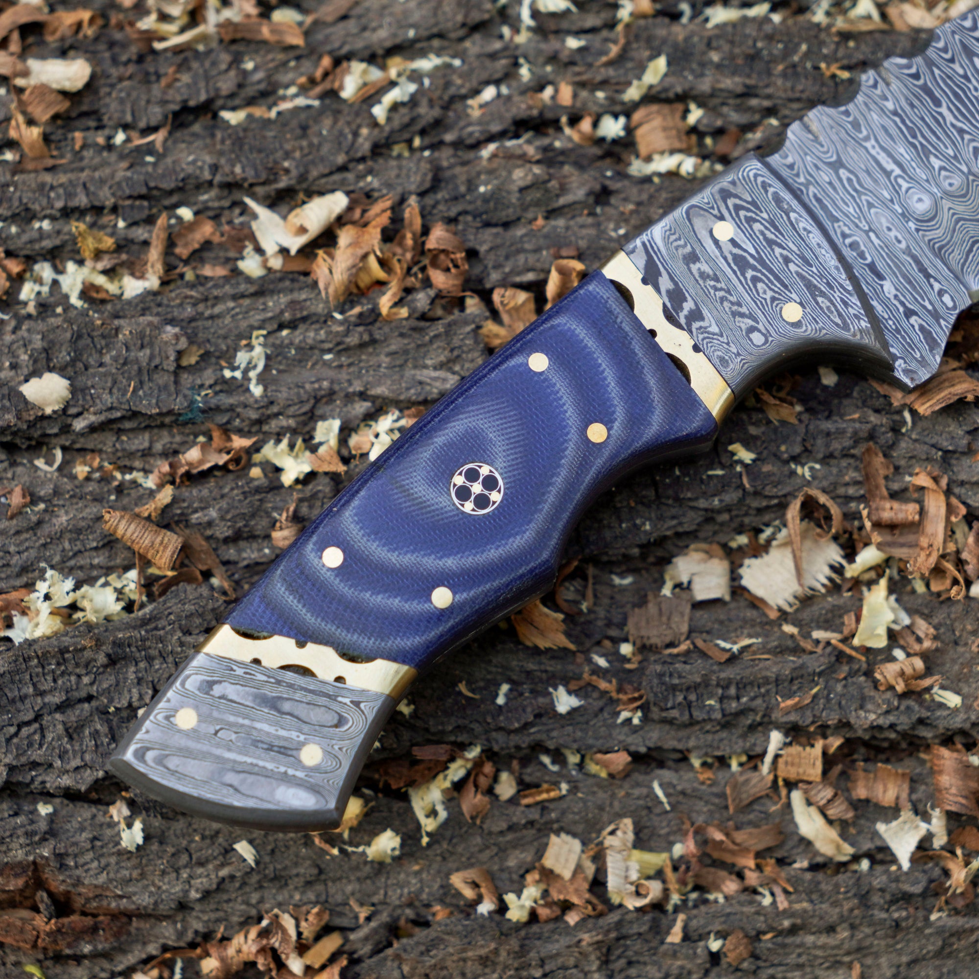 The Frostbite Damascus Outdoor Knife