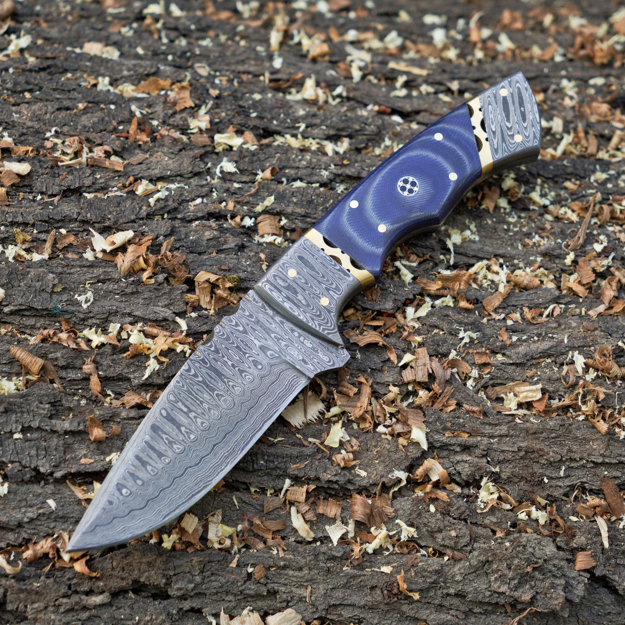 The Frostbite Damascus Outdoor Knife