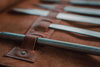 Handmade Leather Knife Storage Roll 