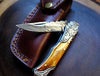 Damascus Steel Handmade Pocket Knife