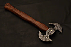 Damascus Double Headed Axe