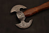 Damascus Double Headed Axe 