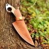 Premium Quality  Handmade Skinner Knife with Leather Sheath