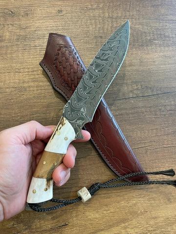 Stag Horn Hunter Knife 