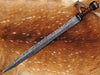 Rosewood Premium Damascus Steel Sword