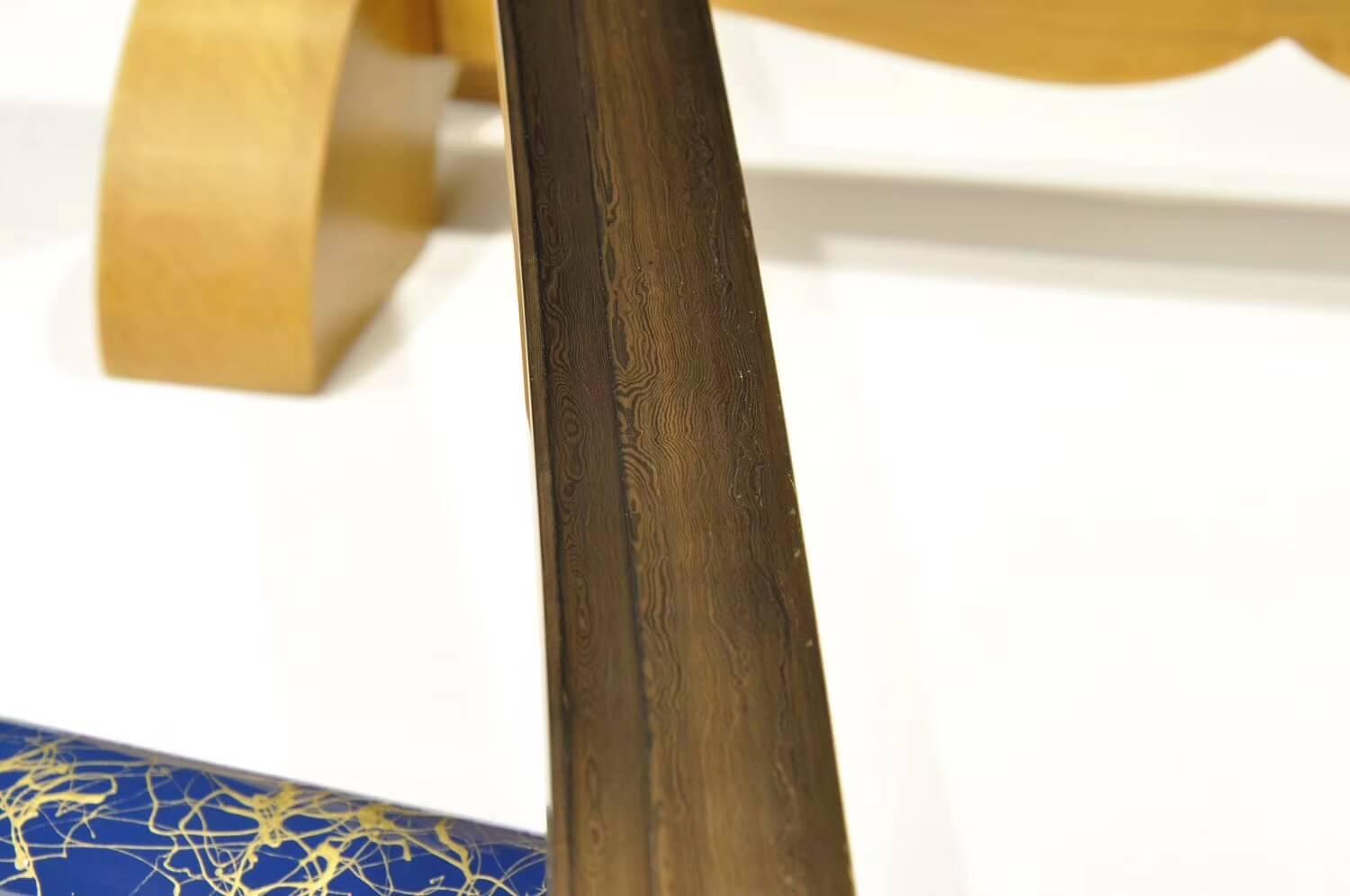 Gold Surf Damascus Steel Japanese Katana