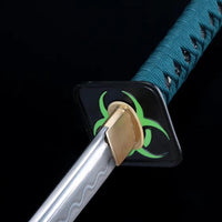 Black Wolf Warrior Damascus Katana