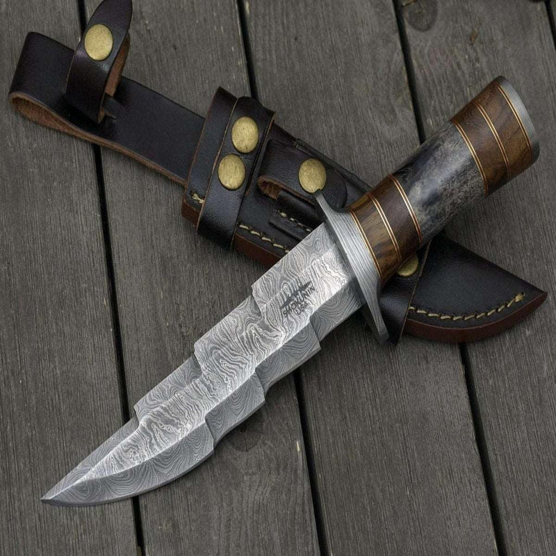 Exotic Camel Bone Bowie Knife