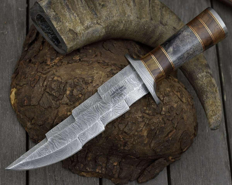 Exotic Camel Bone Bowie Knife