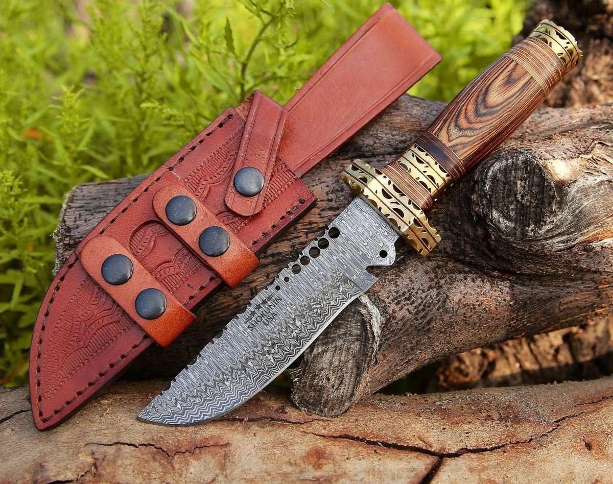 Matrix Bowie Knife with Pakkawood Handle