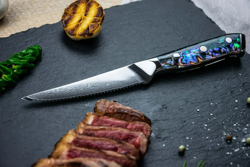 Prestige Damascus Steak Knives Set - Jun Knives