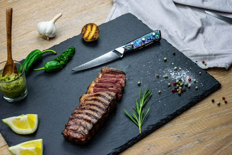 Prestige Damascus Steak Knives Set - Jun Knives