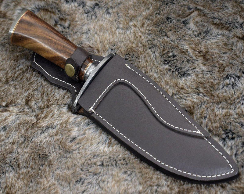 Eclipse Damascus Steel Bowie