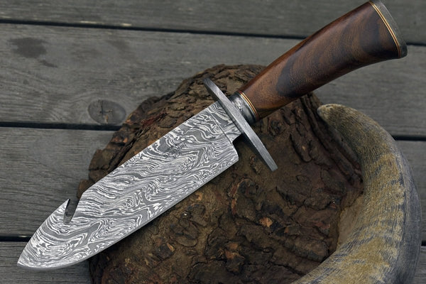 Eclipse Damascus Steel Bowie