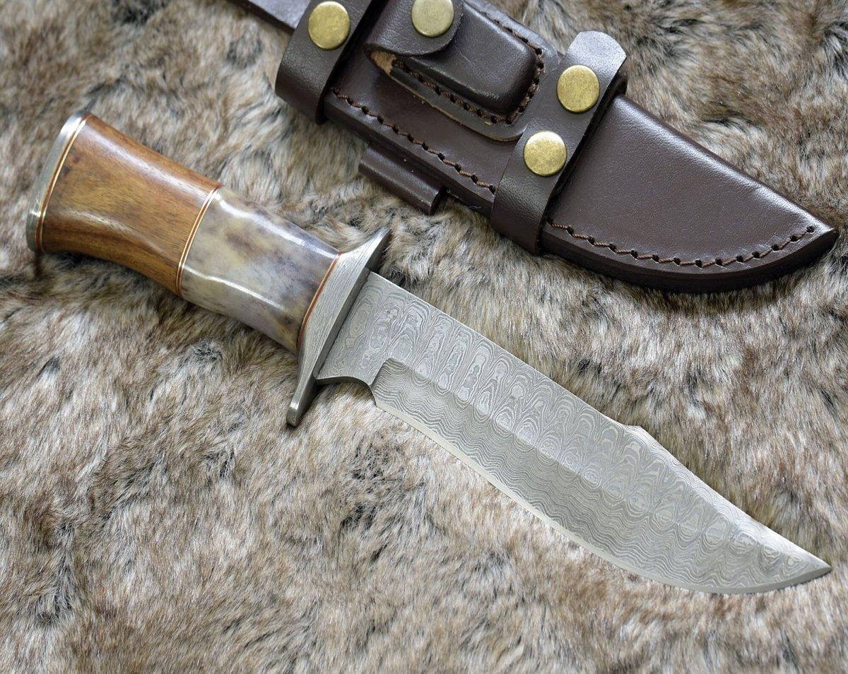 Pinnacle Edge Damascus Steel Bowie