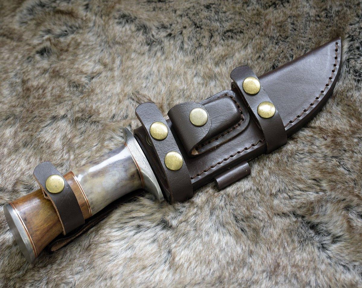 Pinnacle Edge Damascus Steel Bowie