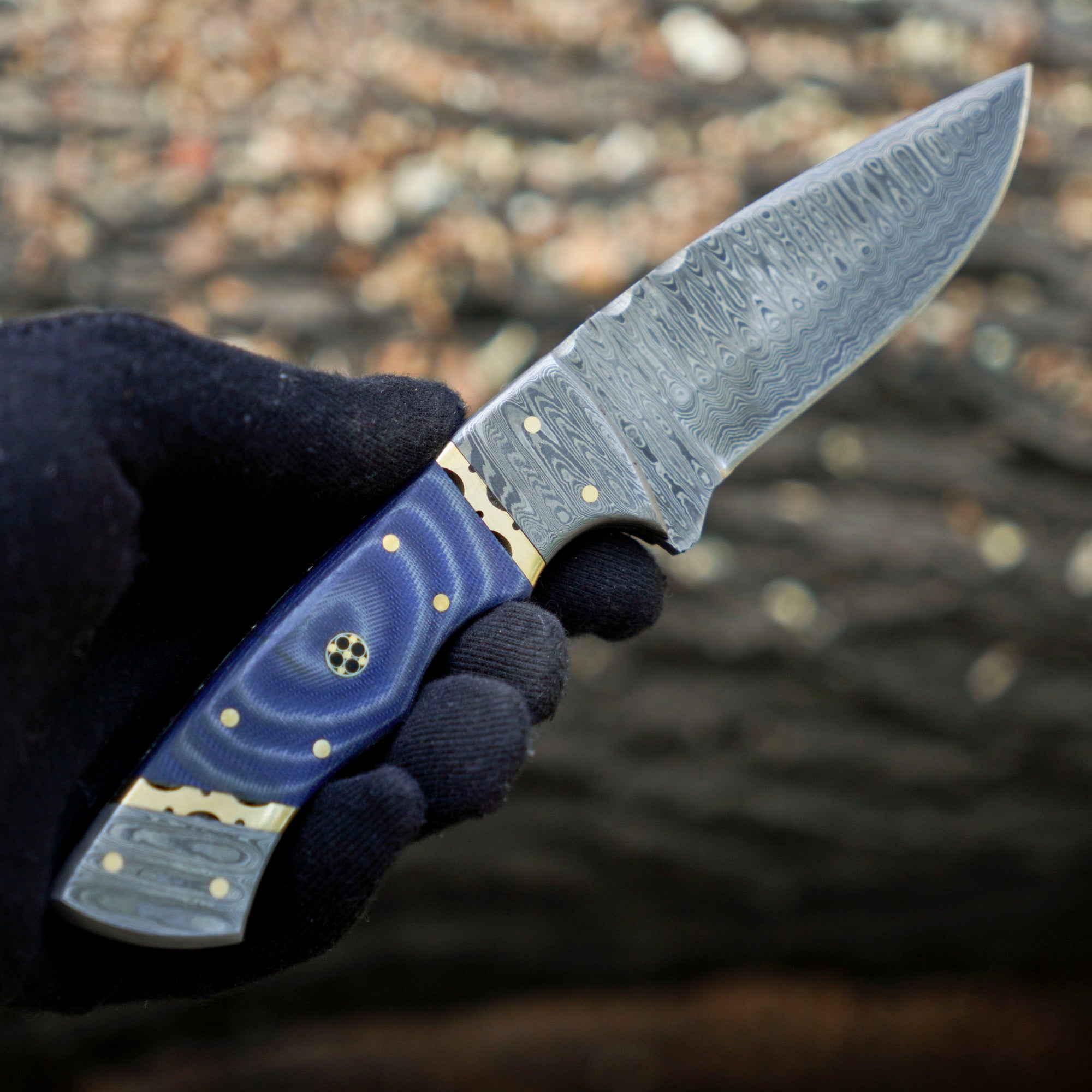 The Frostbite Damascus Outdoor Knife