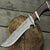 Personalized Damascus Steel Bowie Knife