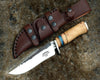 Leopard Damascus Bowie Knife