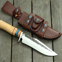 Damascus Steel Handmade Bowie Knife
