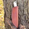 Outdoor Skinning Fixed Blade Knife Camel Bone Handle