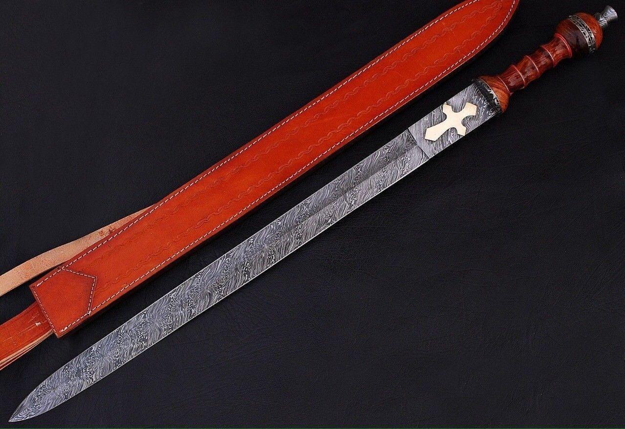 Crimson Tempest Damascus Sword