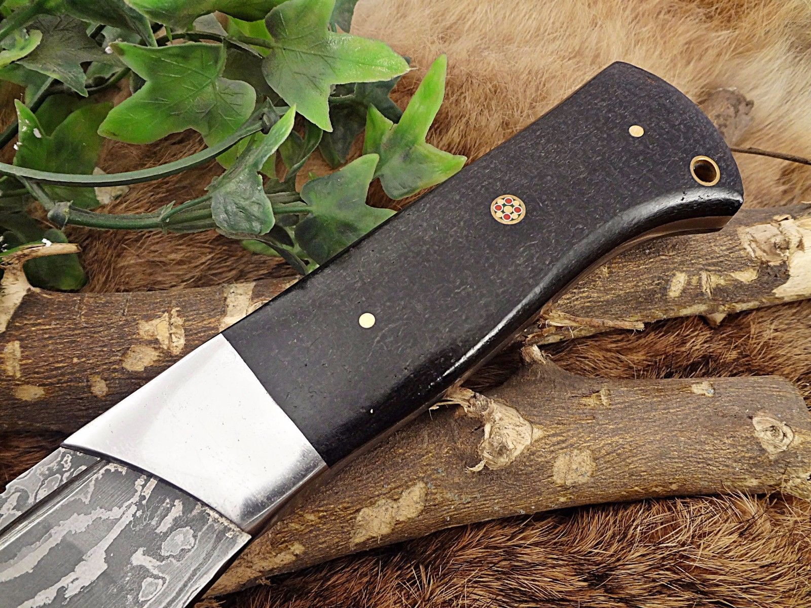 Falcon Damascus Kukri Knife