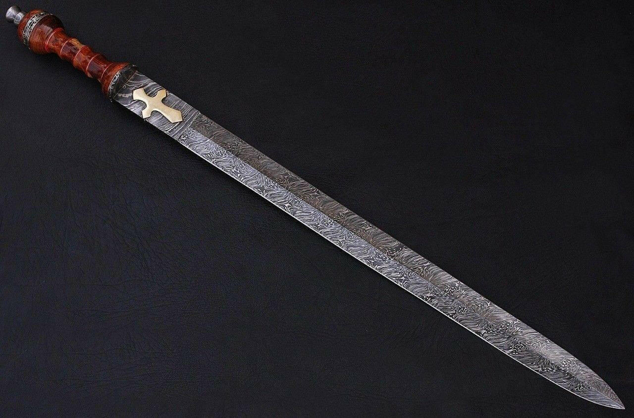 Crimson Tempest Damascus Sword