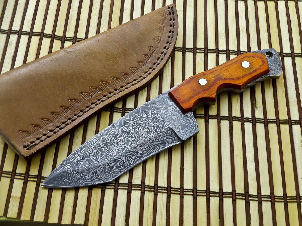 Packwood Handmade Damascus Tracker Knife