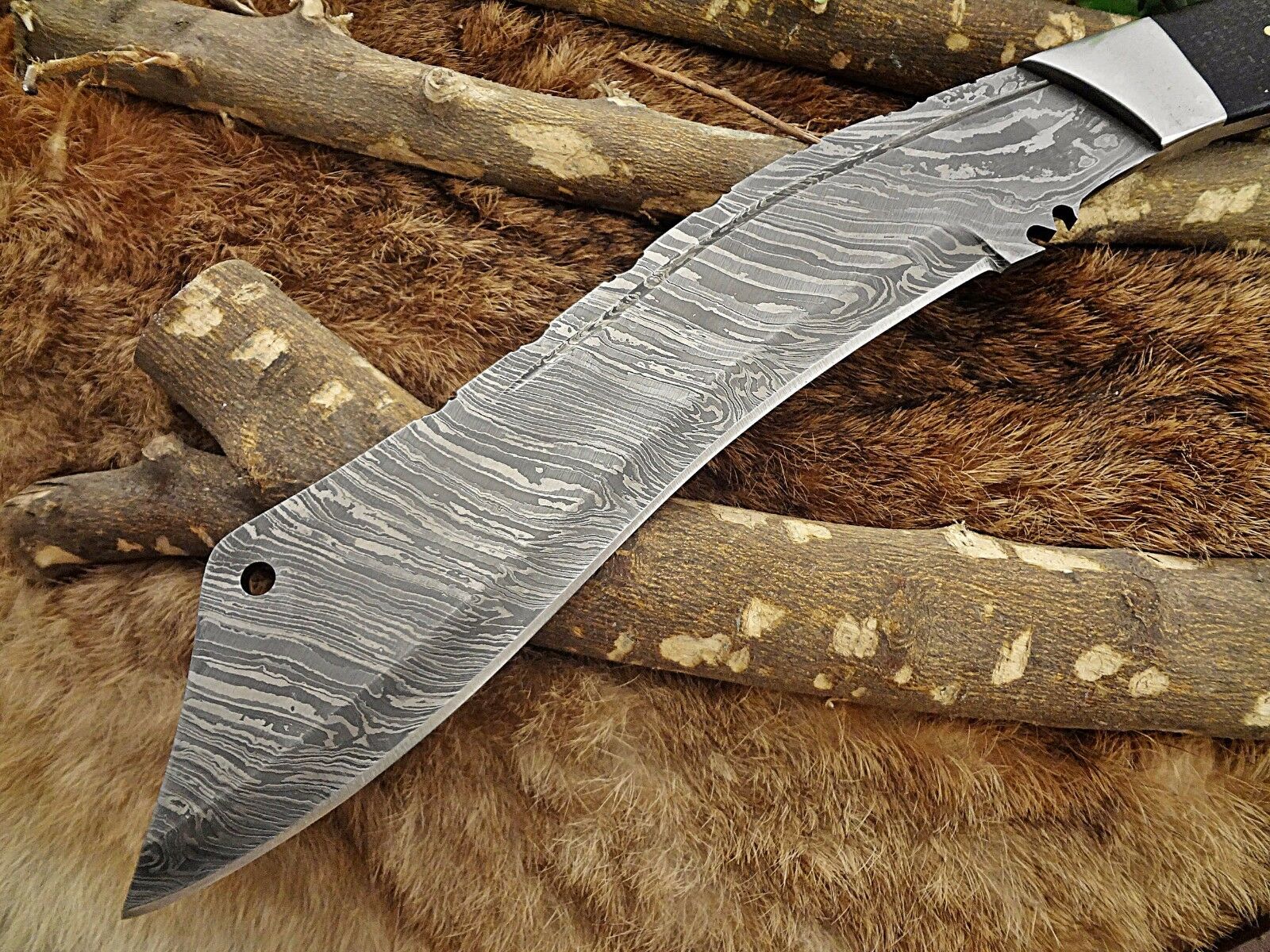 Falcon Damascus Kukri Knife