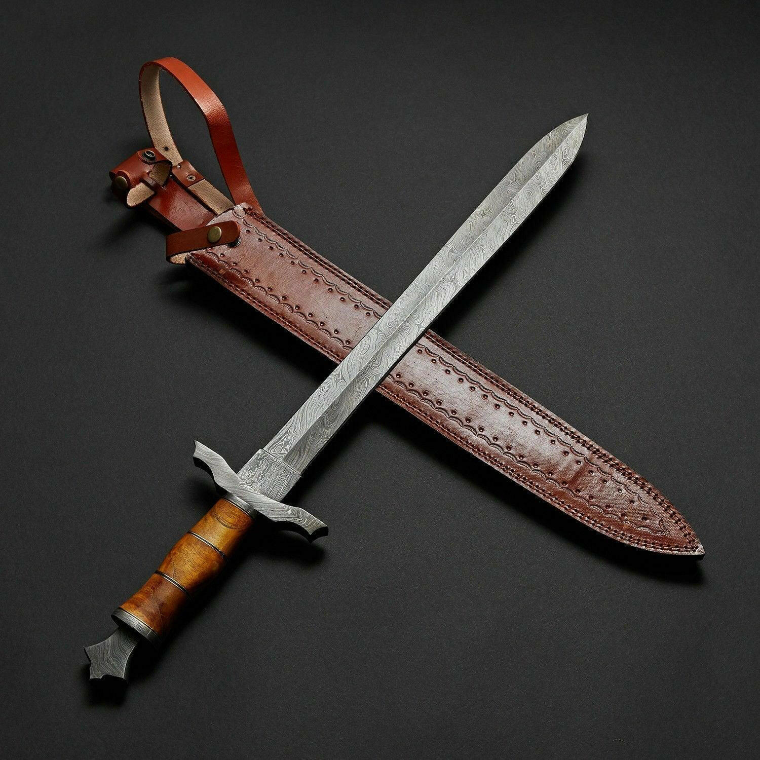 Handmade Beautiful Damascus Steel Falcon Sword