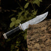 Black Beauty Damascus Steel Bowie Knife