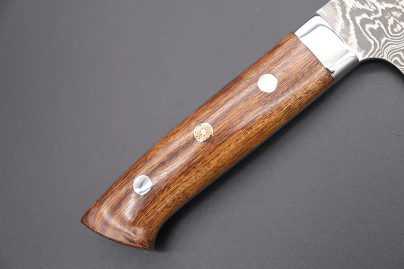 Takeshi Saji R-2 Custom Black Damascus Wild Series Gyuto (180mm to 270mm, 4 sizes, Ironwood Handle) 
