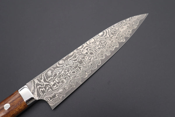 Takeshi Saji R-2 Custom Black Damascus Wild Series Gyuto (180mm to 270mm, 4 sizes, Ironwood Handle) 